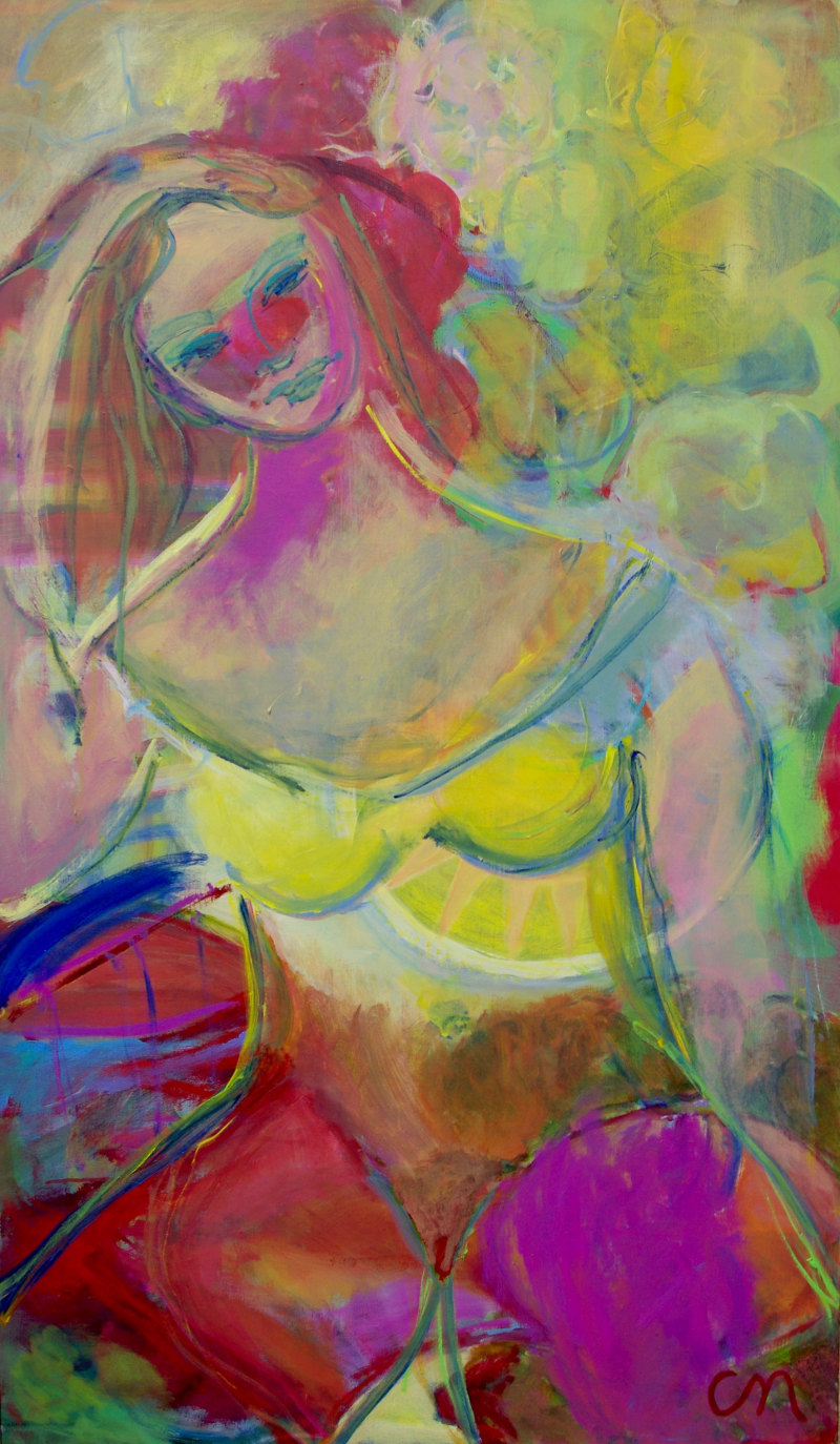 "Between A Smile and A Tear"  145x85cm